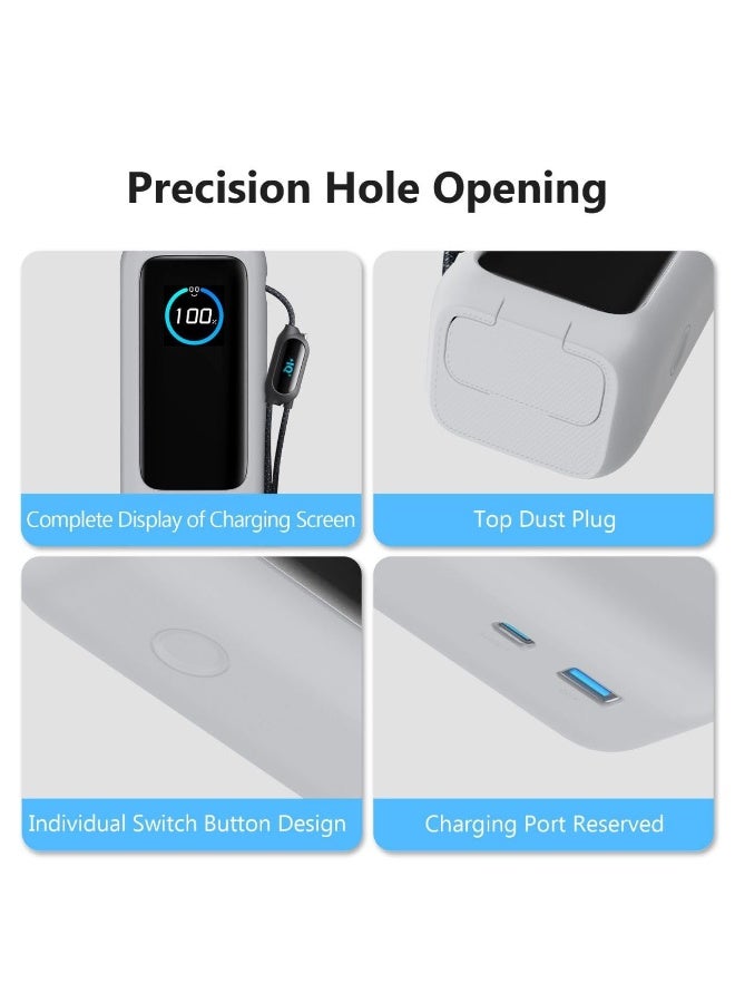 Case Cover for Anker Laptop Power Bank, High Quality Waterproof Silicone Compatible Connector 25000 mAh 165 W Portable Charger A1695 (Case Only) (Black) - Image 5